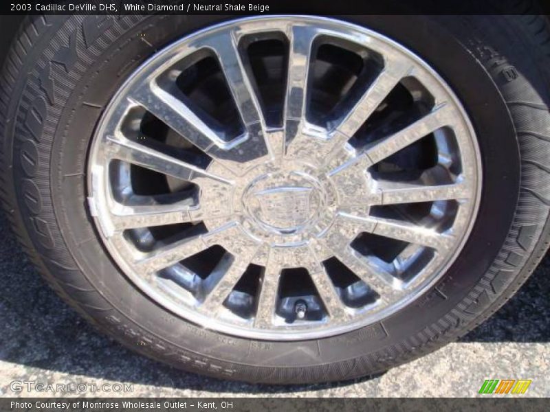 White Diamond / Neutral Shale Beige 2003 Cadillac DeVille DHS