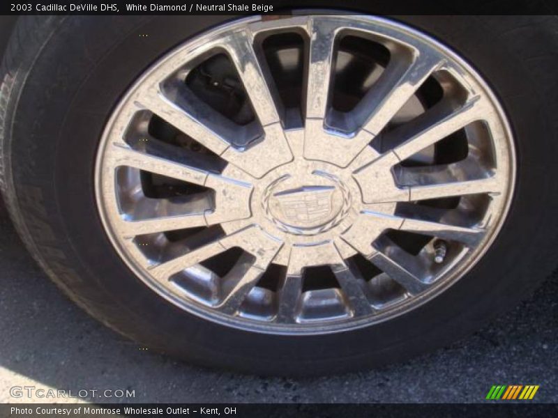White Diamond / Neutral Shale Beige 2003 Cadillac DeVille DHS