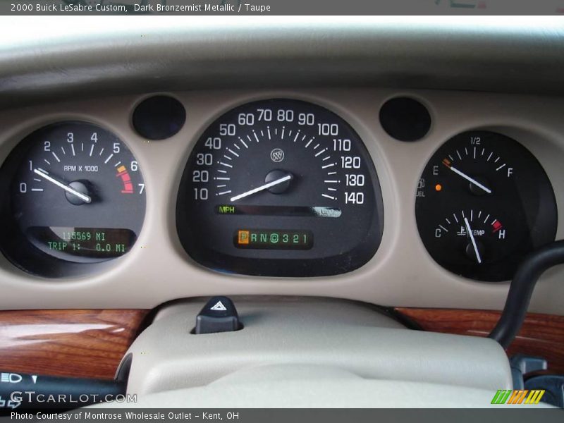 Dark Bronzemist Metallic / Taupe 2000 Buick LeSabre Custom