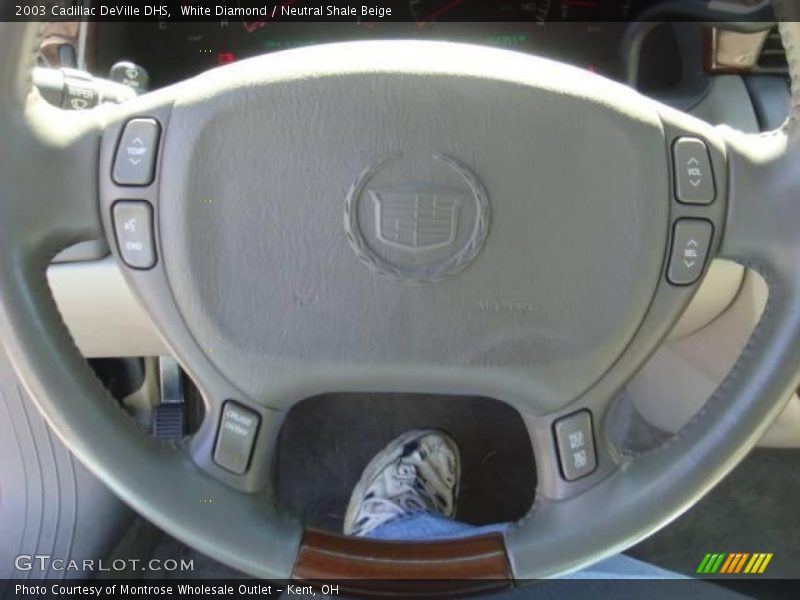 White Diamond / Neutral Shale Beige 2003 Cadillac DeVille DHS