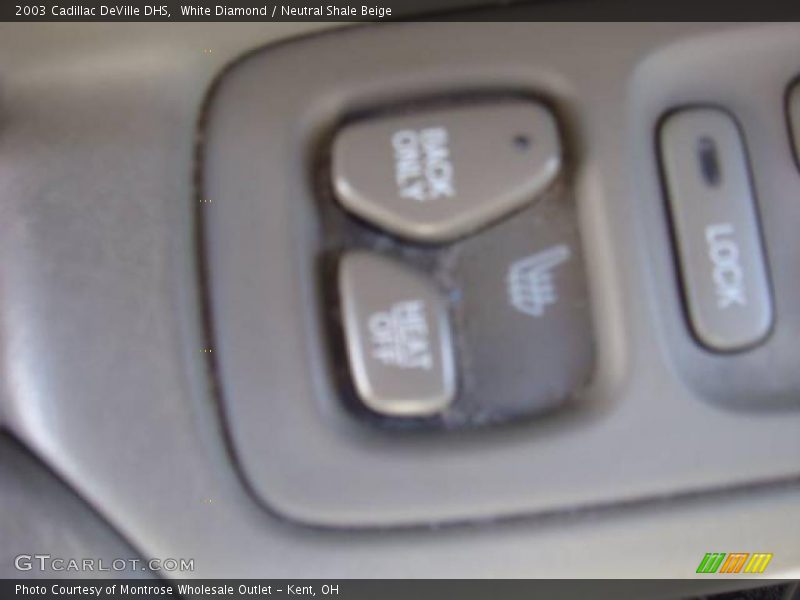 White Diamond / Neutral Shale Beige 2003 Cadillac DeVille DHS