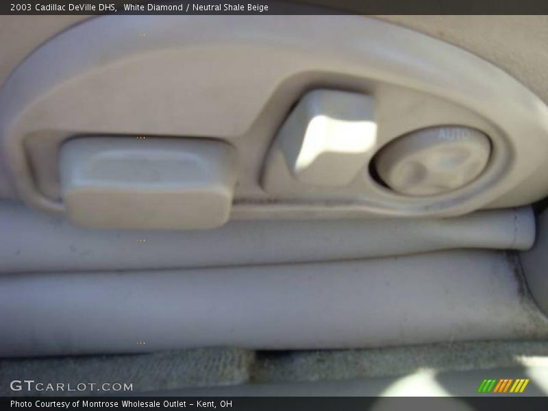 White Diamond / Neutral Shale Beige 2003 Cadillac DeVille DHS