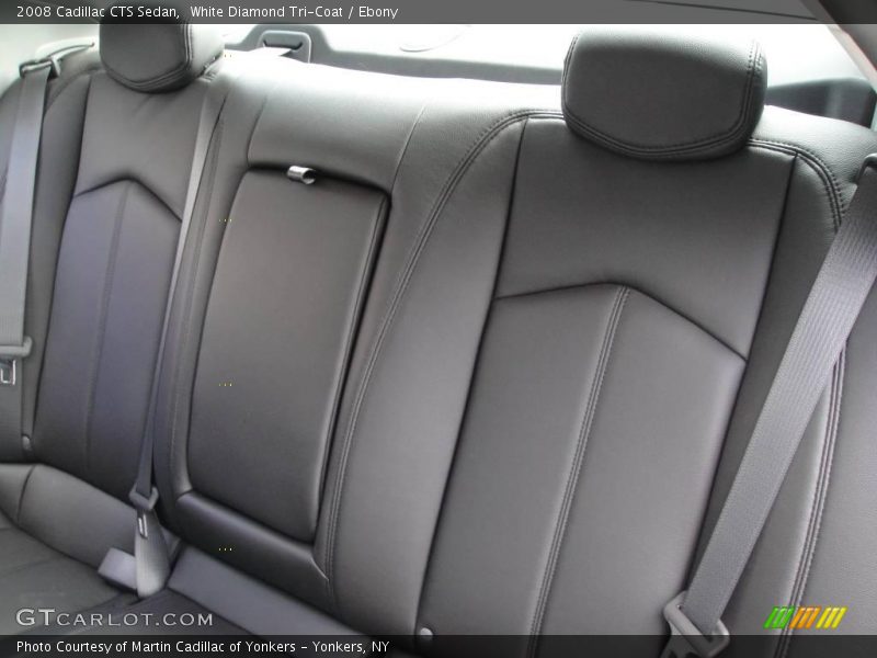 White Diamond Tri-Coat / Ebony 2008 Cadillac CTS Sedan