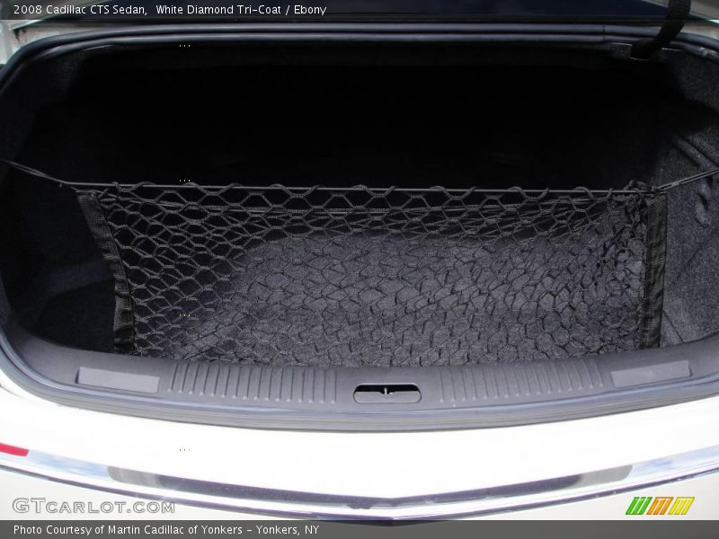 White Diamond Tri-Coat / Ebony 2008 Cadillac CTS Sedan