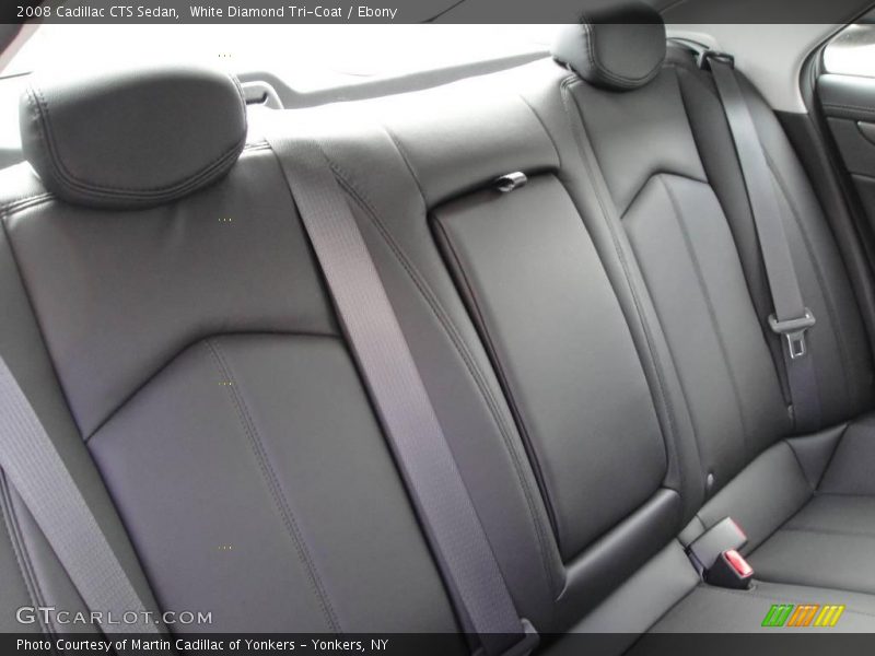White Diamond Tri-Coat / Ebony 2008 Cadillac CTS Sedan