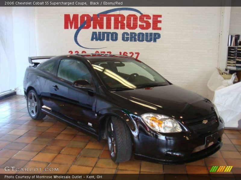 Black / Ebony/Red 2006 Chevrolet Cobalt SS Supercharged Coupe