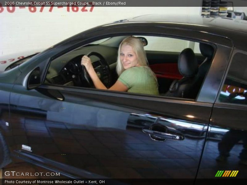 Black / Ebony/Red 2006 Chevrolet Cobalt SS Supercharged Coupe