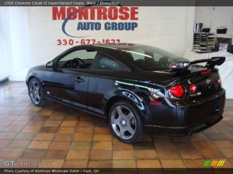Black / Ebony/Red 2006 Chevrolet Cobalt SS Supercharged Coupe