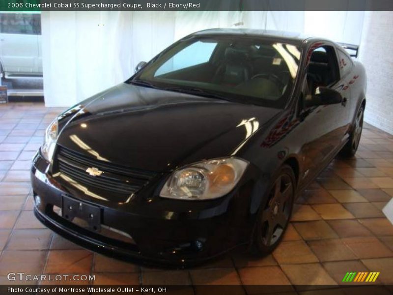 Black / Ebony/Red 2006 Chevrolet Cobalt SS Supercharged Coupe