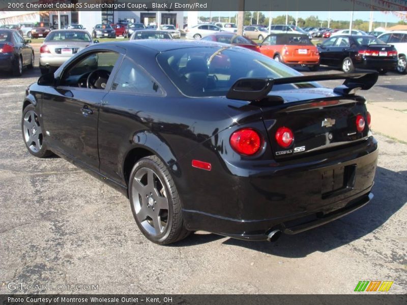 Black / Ebony/Red 2006 Chevrolet Cobalt SS Supercharged Coupe