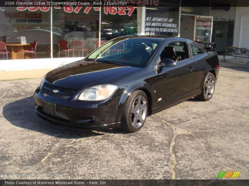 Black / Ebony/Red 2006 Chevrolet Cobalt SS Supercharged Coupe