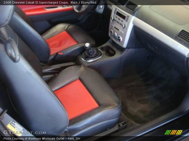 Black / Ebony/Red 2006 Chevrolet Cobalt SS Supercharged Coupe