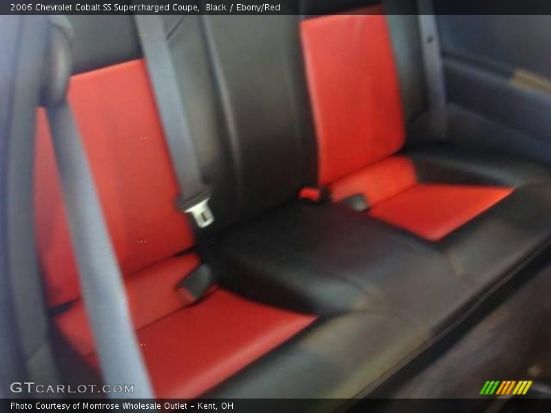 Black / Ebony/Red 2006 Chevrolet Cobalt SS Supercharged Coupe