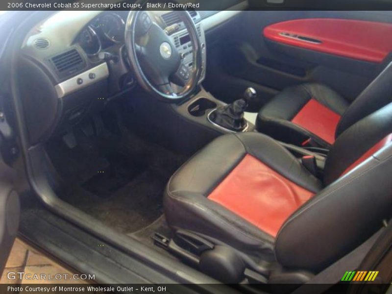 Black / Ebony/Red 2006 Chevrolet Cobalt SS Supercharged Coupe