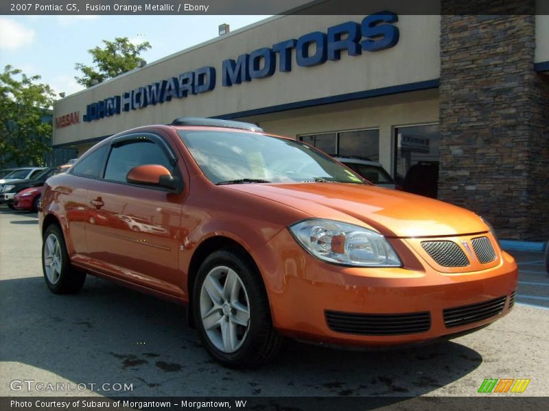 Fusion Orange Metallic / Ebony 2007 Pontiac G5