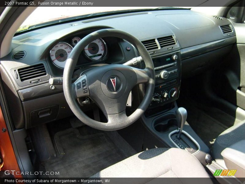 Fusion Orange Metallic / Ebony 2007 Pontiac G5