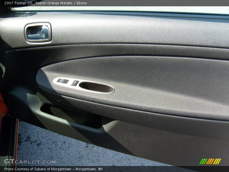 Fusion Orange Metallic / Ebony 2007 Pontiac G5