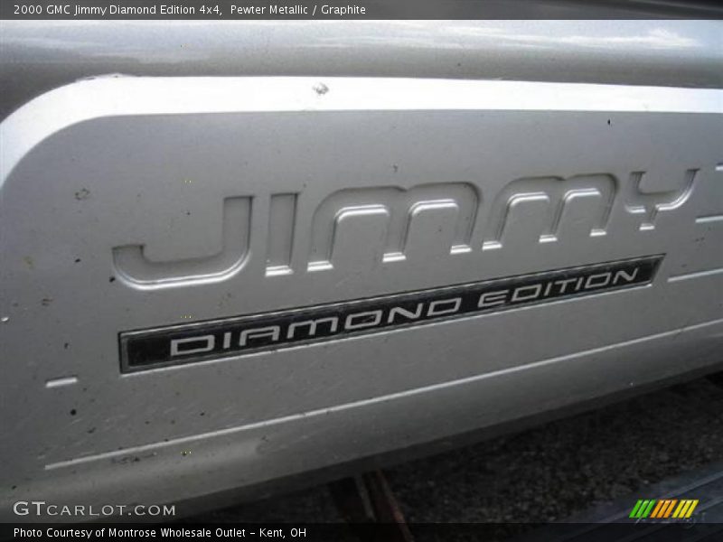 Pewter Metallic / Graphite 2000 GMC Jimmy Diamond Edition 4x4