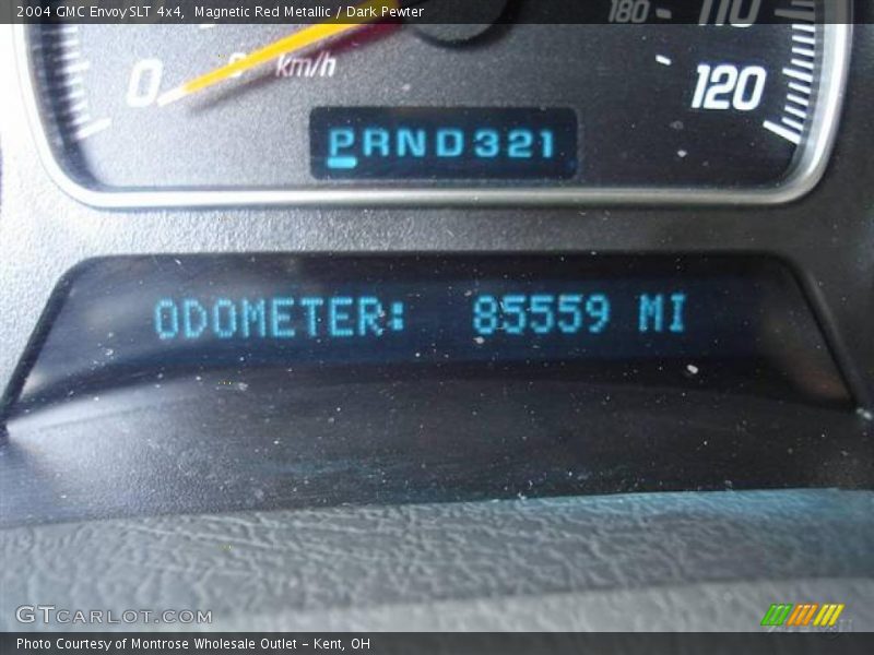 Magnetic Red Metallic / Dark Pewter 2004 GMC Envoy SLT 4x4