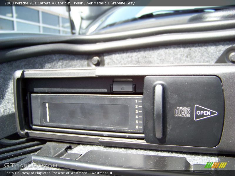 Polar Silver Metallic / Graphite Grey 2000 Porsche 911 Carrera 4 Cabriolet