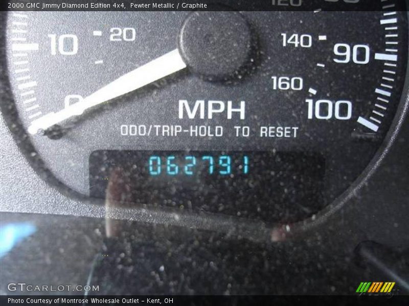 Pewter Metallic / Graphite 2000 GMC Jimmy Diamond Edition 4x4