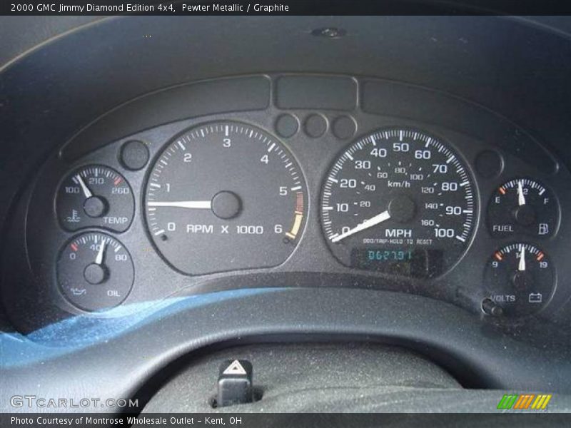 Pewter Metallic / Graphite 2000 GMC Jimmy Diamond Edition 4x4