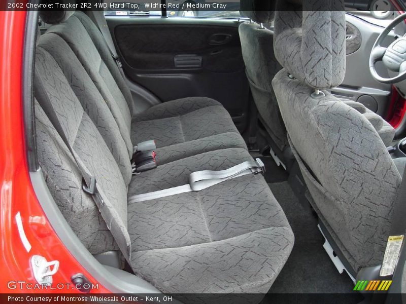 Wildfire Red / Medium Gray 2002 Chevrolet Tracker ZR2 4WD Hard Top