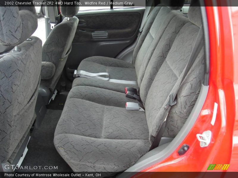 Wildfire Red / Medium Gray 2002 Chevrolet Tracker ZR2 4WD Hard Top