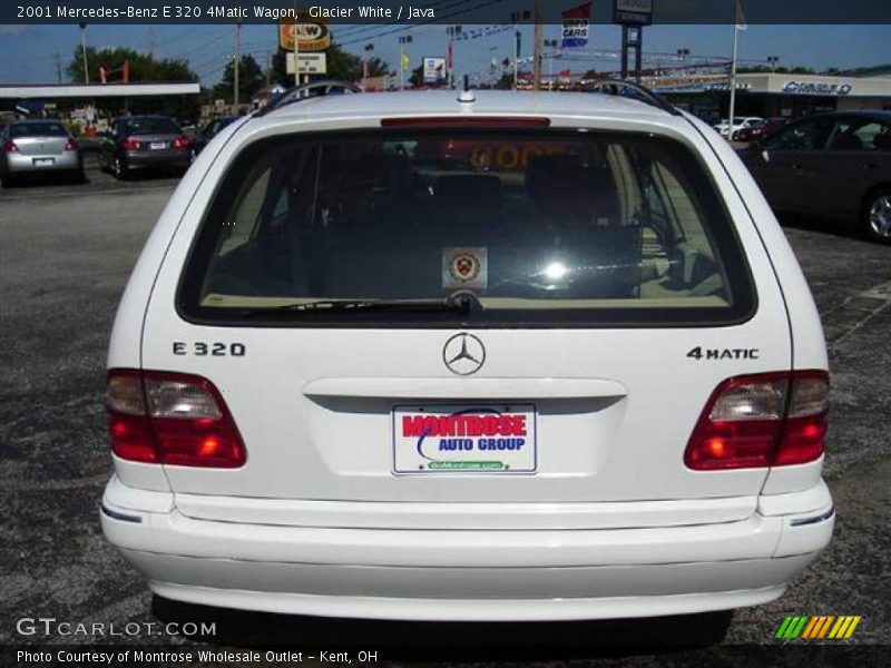 Glacier White / Java 2001 Mercedes-Benz E 320 4Matic Wagon