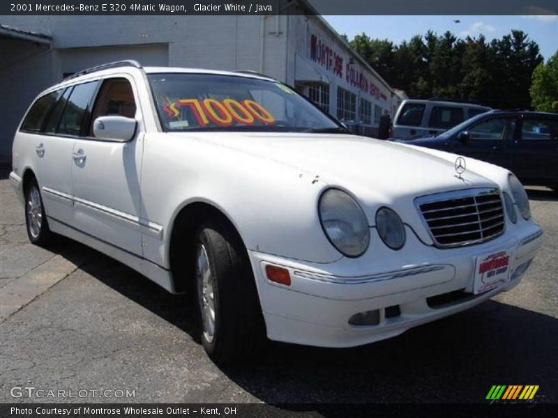 Glacier White / Java 2001 Mercedes-Benz E 320 4Matic Wagon