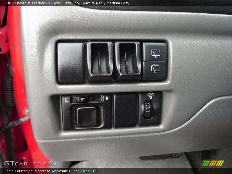 Wildfire Red / Medium Gray 2002 Chevrolet Tracker ZR2 4WD Hard Top