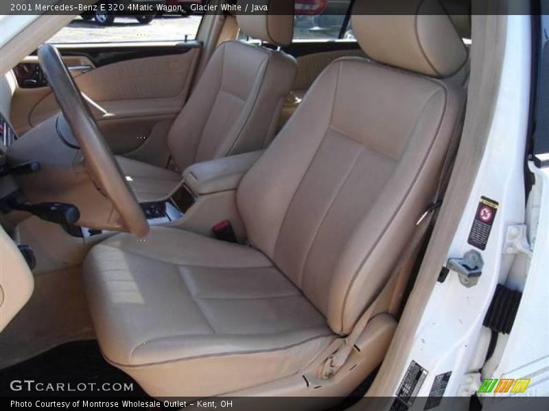 Glacier White / Java 2001 Mercedes-Benz E 320 4Matic Wagon