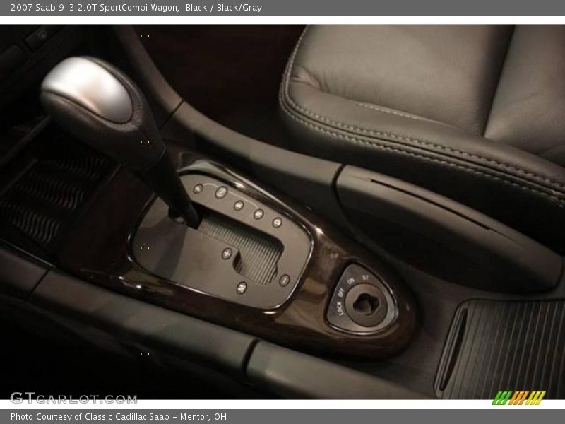 Black / Black/Gray 2007 Saab 9-3 2.0T SportCombi Wagon