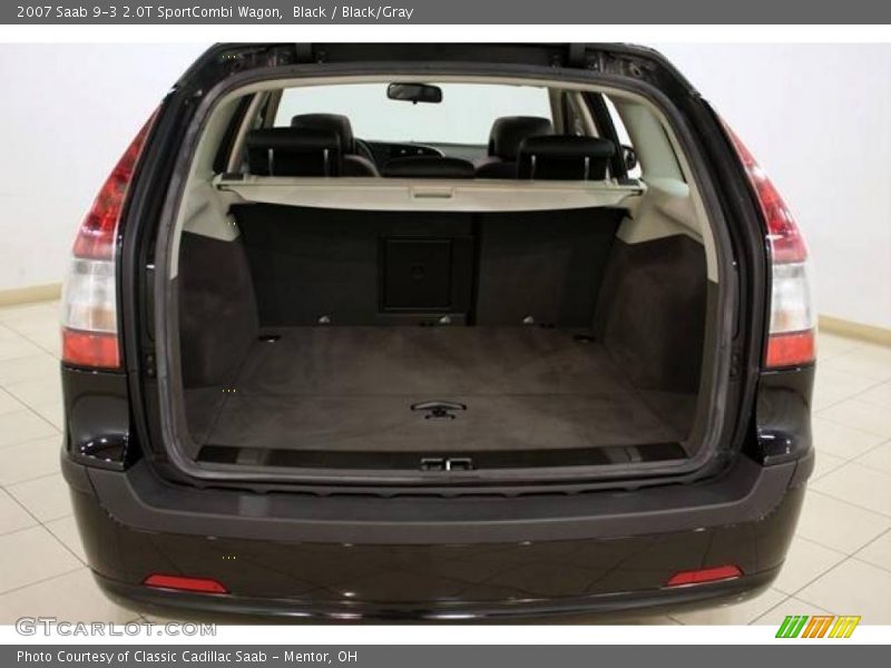 Black / Black/Gray 2007 Saab 9-3 2.0T SportCombi Wagon