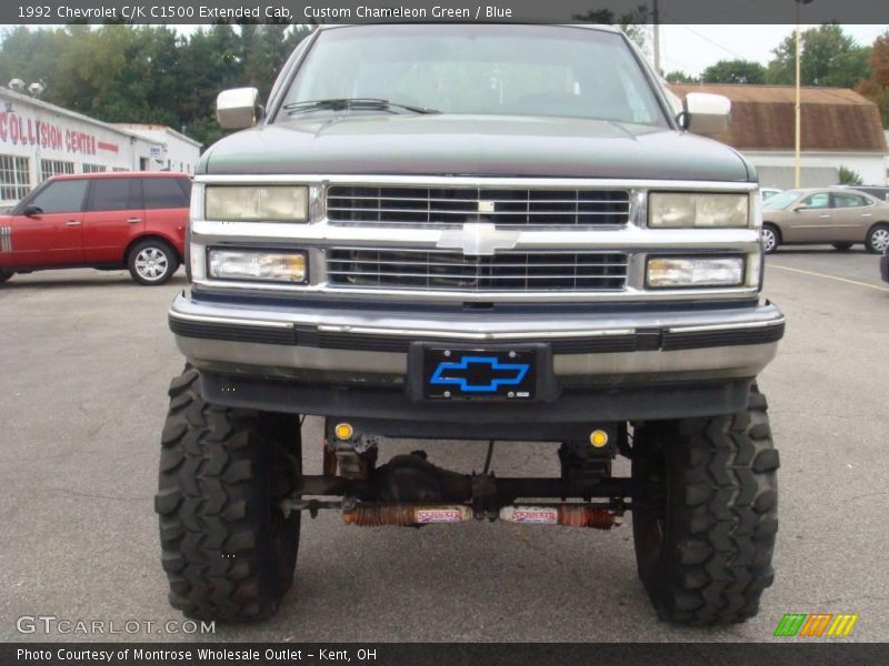 Custom Chameleon Green / Blue 1992 Chevrolet C/K C1500 Extended Cab