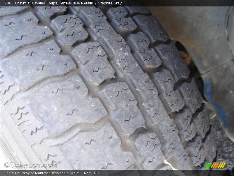 Arrival Blue Metallic / Graphite Gray 2003 Chevrolet Cavalier Coupe