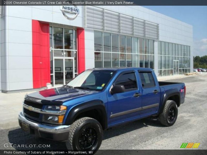 Superior Blue Metallic / Very Dark Pewter 2006 Chevrolet Colorado LT Crew Cab 4x4