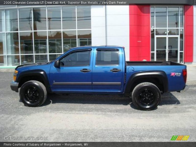 Superior Blue Metallic / Very Dark Pewter 2006 Chevrolet Colorado LT Crew Cab 4x4