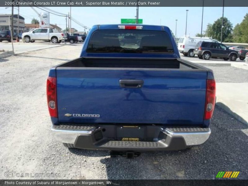 Superior Blue Metallic / Very Dark Pewter 2006 Chevrolet Colorado LT Crew Cab 4x4