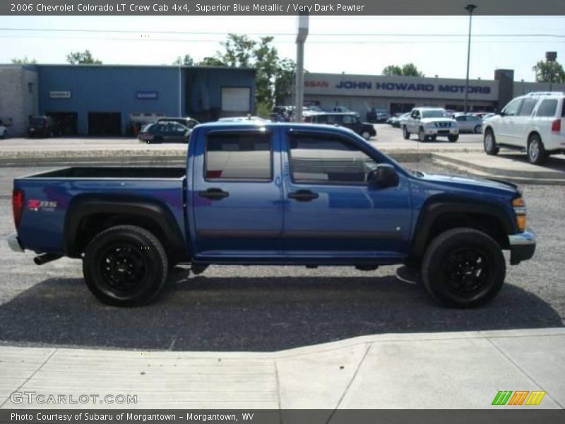 Superior Blue Metallic / Very Dark Pewter 2006 Chevrolet Colorado LT Crew Cab 4x4