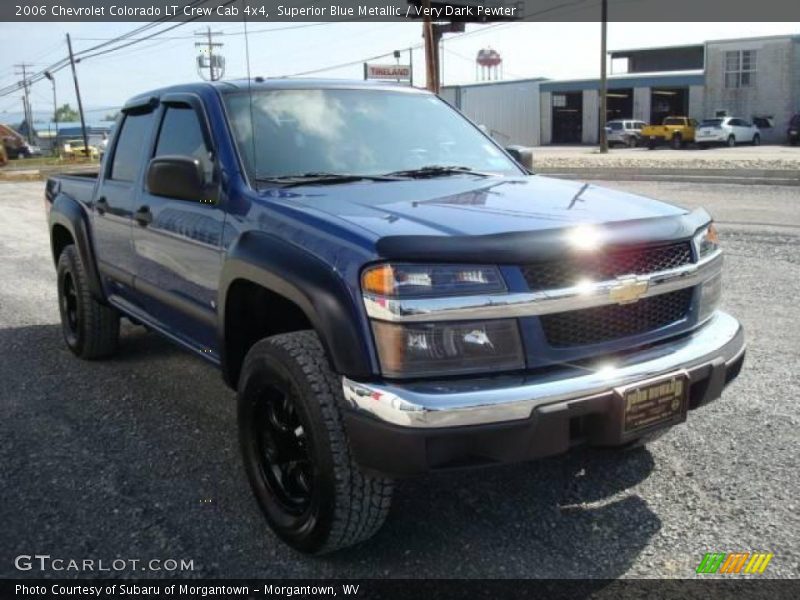 Superior Blue Metallic / Very Dark Pewter 2006 Chevrolet Colorado LT Crew Cab 4x4