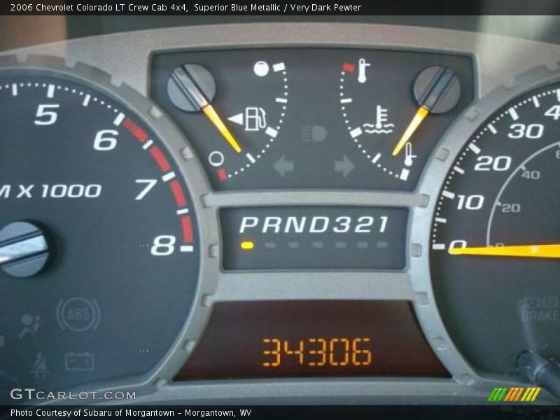 Superior Blue Metallic / Very Dark Pewter 2006 Chevrolet Colorado LT Crew Cab 4x4