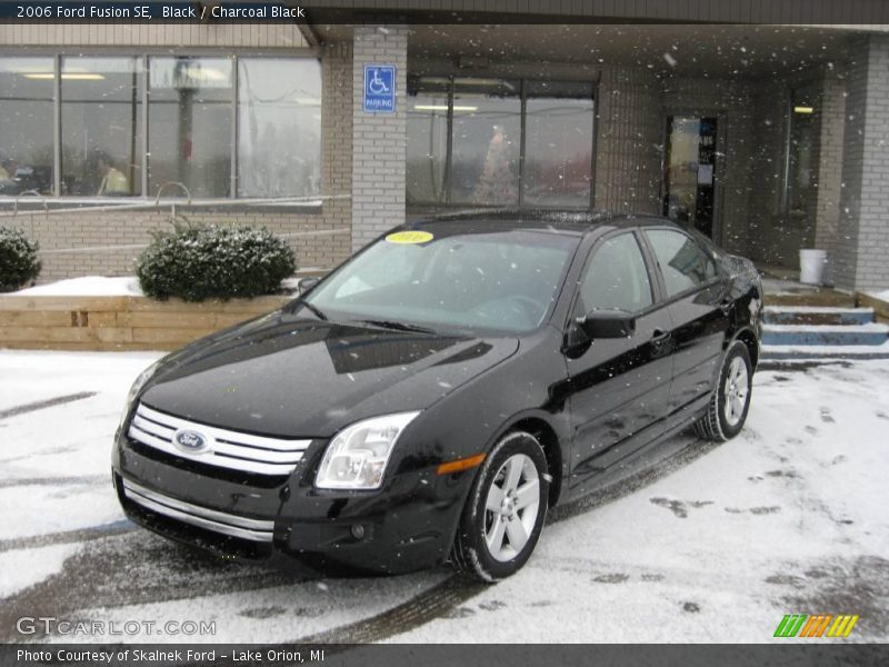 Black / Charcoal Black 2006 Ford Fusion SE