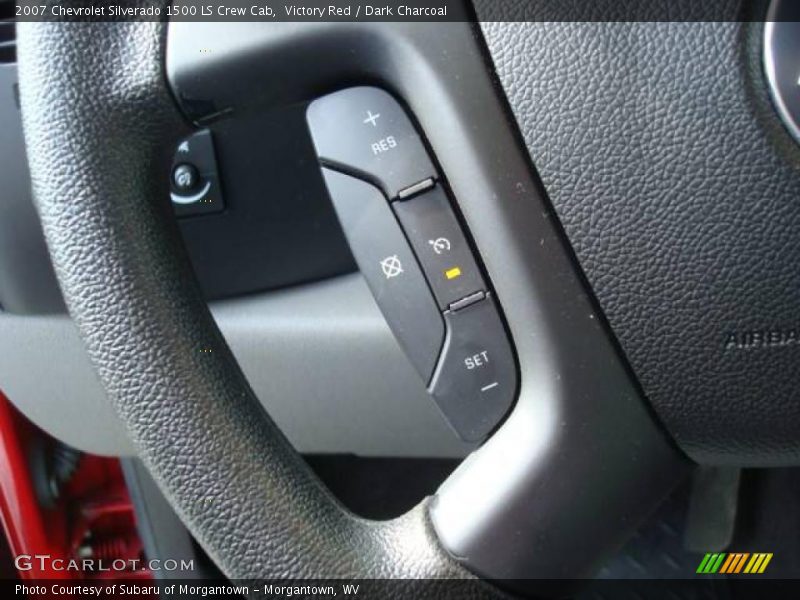 Victory Red / Dark Charcoal 2007 Chevrolet Silverado 1500 LS Crew Cab