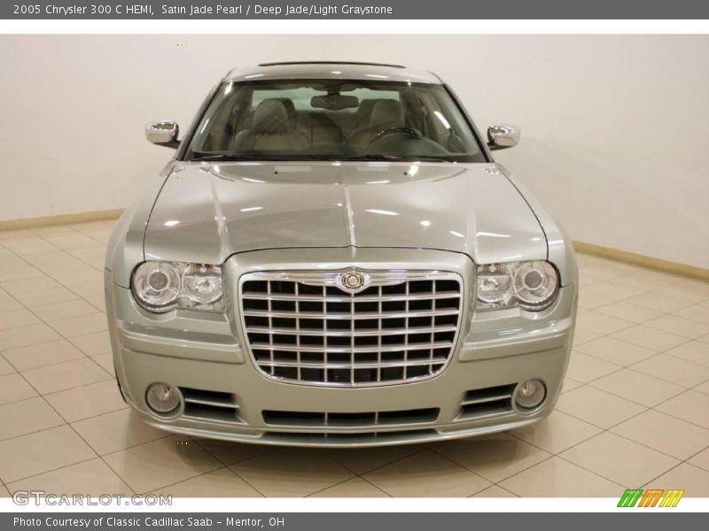 Satin Jade Pearl / Deep Jade/Light Graystone 2005 Chrysler 300 C HEMI
