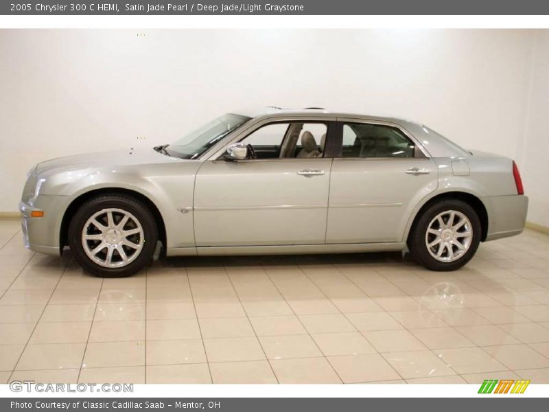 Satin Jade Pearl / Deep Jade/Light Graystone 2005 Chrysler 300 C HEMI