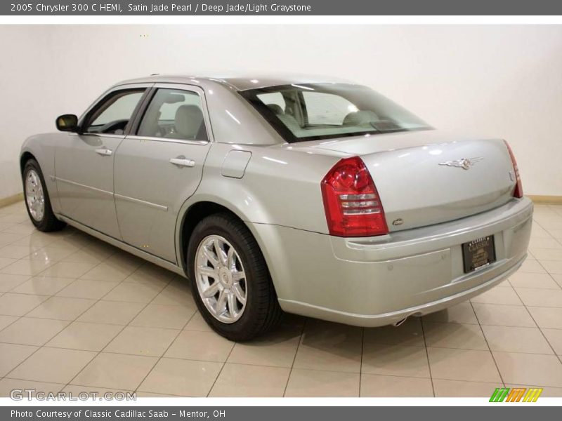 Satin Jade Pearl / Deep Jade/Light Graystone 2005 Chrysler 300 C HEMI