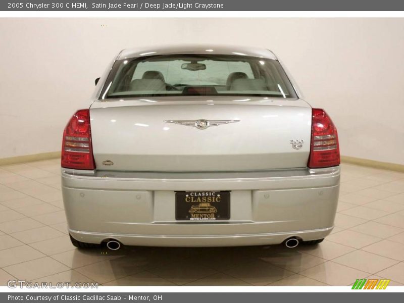 Satin Jade Pearl / Deep Jade/Light Graystone 2005 Chrysler 300 C HEMI