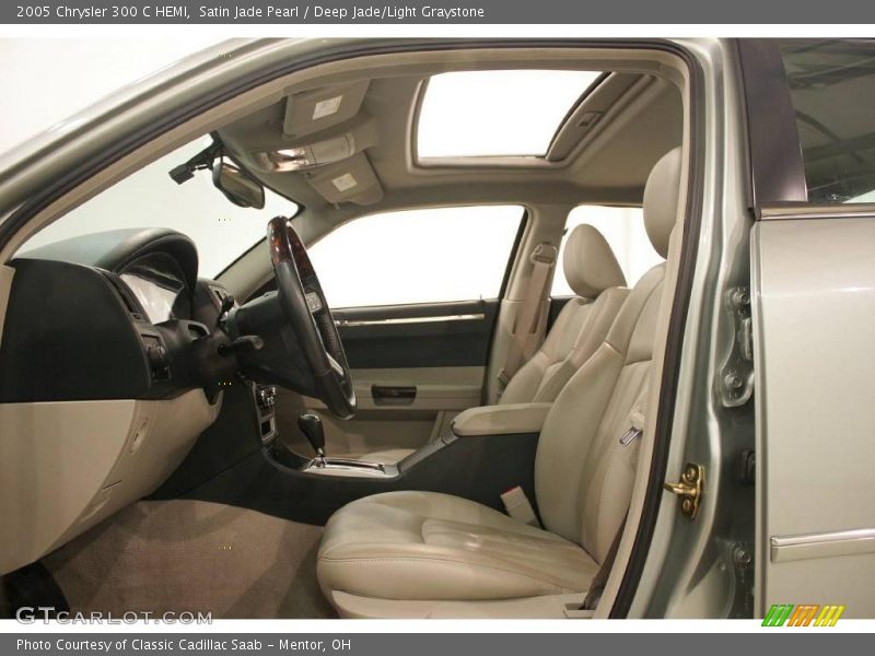 Satin Jade Pearl / Deep Jade/Light Graystone 2005 Chrysler 300 C HEMI