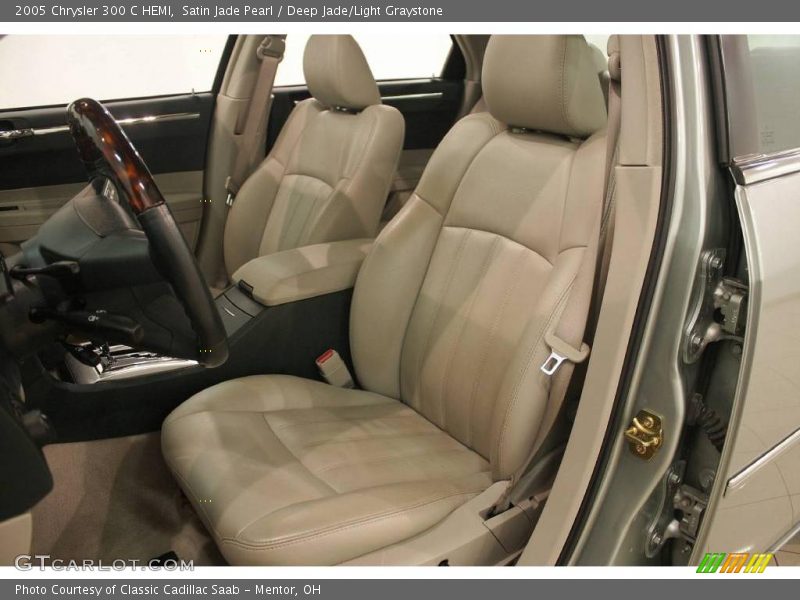 Satin Jade Pearl / Deep Jade/Light Graystone 2005 Chrysler 300 C HEMI